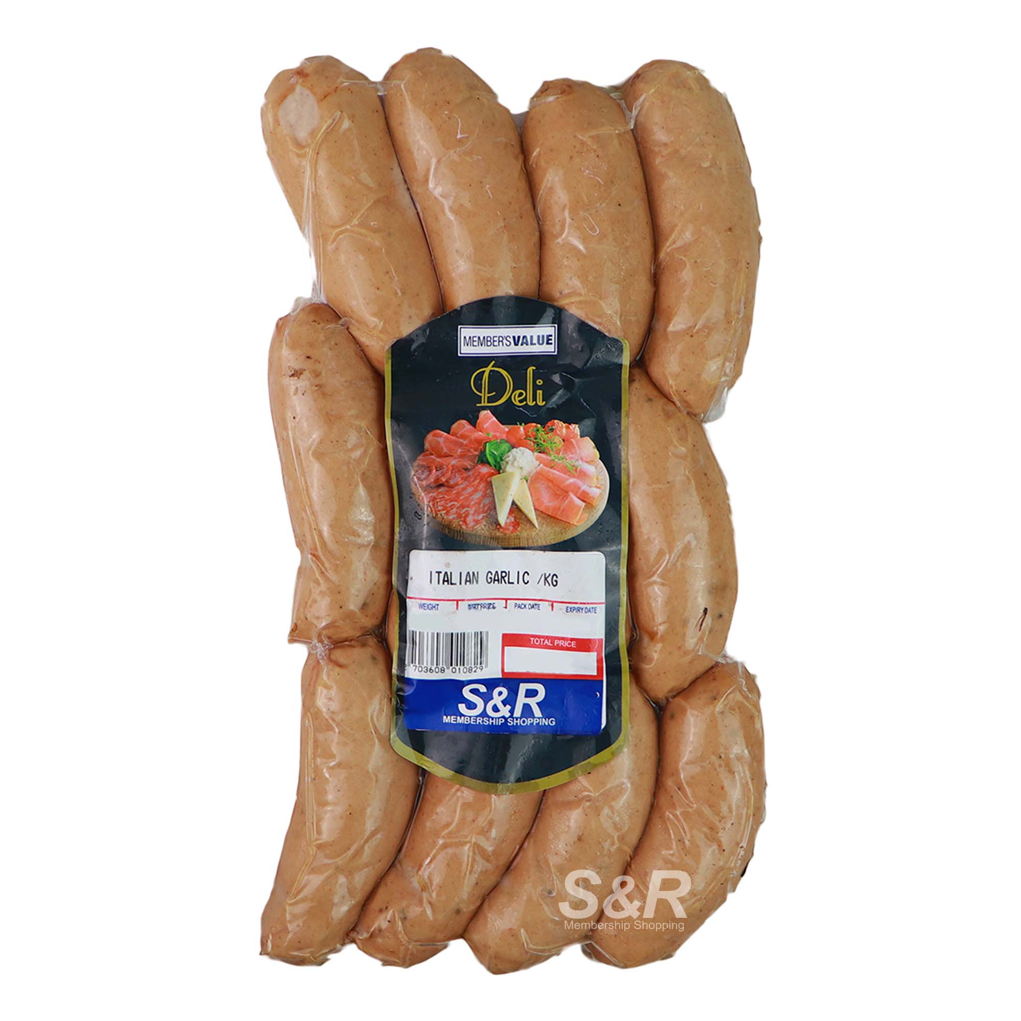 Member's Value Deli Italian Garlic Sausage approx. 1kg